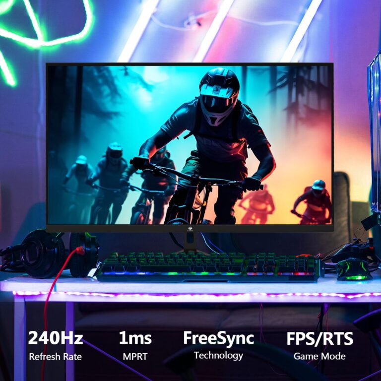 24.5" Gaming Monitor 240Hz, Z-Edge UG25F FHD 1920x1080 Computer Monitor, 1ms Frameless LED, AMD Freesync Premium Display Port x1 HDMI x2, HDR, Contrast Ratio 5000:1 - Image 5