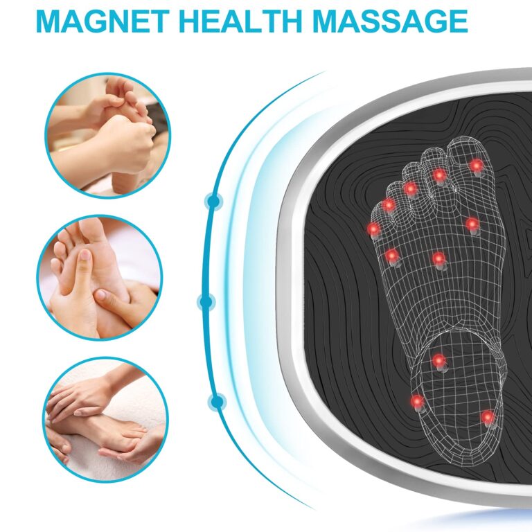 AXV Vibration Plate Exercise Machine Whole Body Workout Music Vibrate Fitness Platform Lymphatic Drainage Machine for Weight Loss Shaping Toning Wellness Home Gyms Workout - Image 4