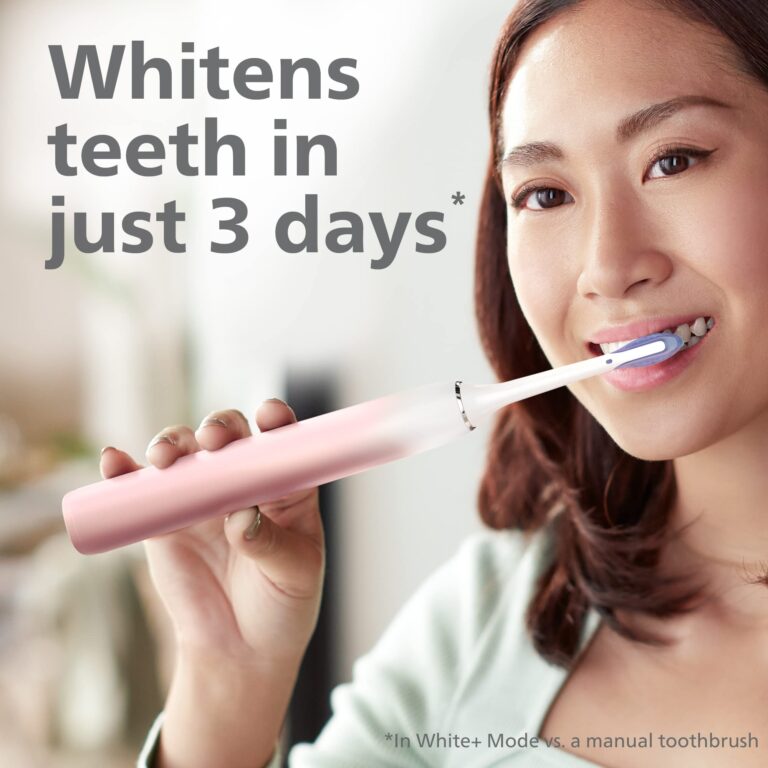 PHILIPS Sonicare 9000 Special Edition Rechargeable Toothbrush, Pink/White, HX9911/90 - Image 7