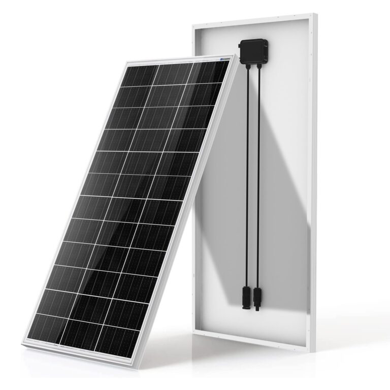 ECO-WORTHY 195 Watt Solar Panel 12 Volt Monocrystalline Solar Panel High Efficiency PV Module Power Charger for Sunsheds, Canopies, RVs, Farms and Other Off-Grid Applications
