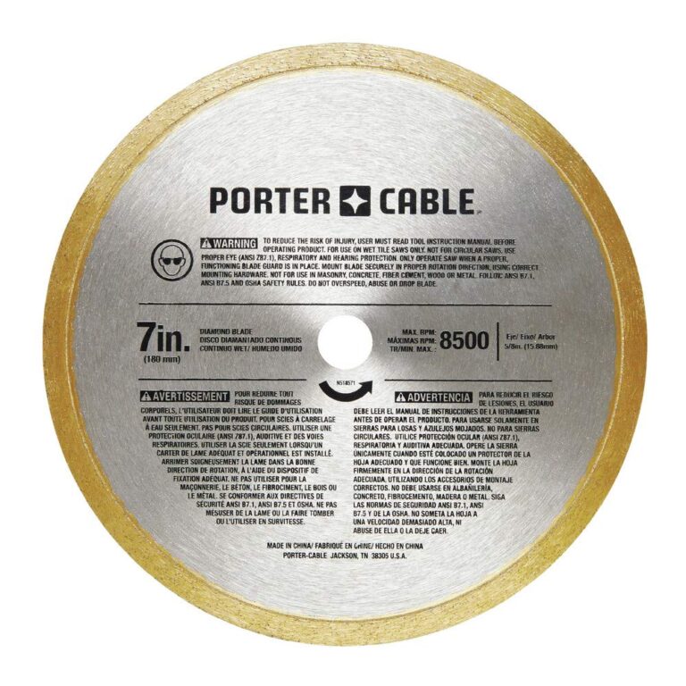 PORTER-CABLE Tile Saw, Wet Saw with 7-inch Cutting Capacity and On-Board Cutting Guide (PCE980) - Image 4