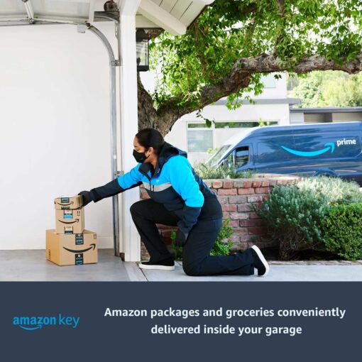 CRAFTSMAN 1/2 HP Smart Garage Door Opener - myQ Smartphone Controlled - Chain Drive, Wireless Keypad Included, Model CMXEOCG472, Red - Image 2