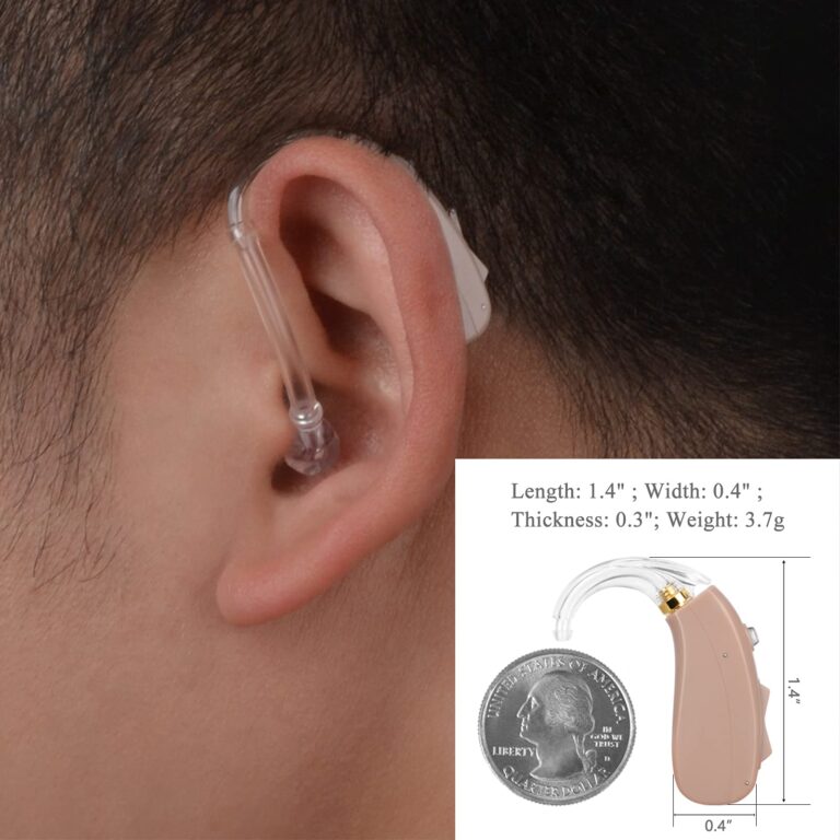 Banglijian Hearing Aid Rechargeable Ziv-201 Digital Noise Reduction and Feedback Cancellation Small Size (Two Units) - Image 6