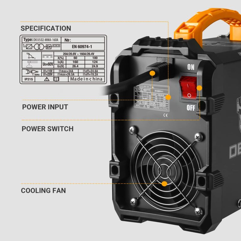 DEKOPRO Stick Welder 160A ARC/Lift TIG 2-in-1 Welding Machine with 110v/220v Dual Voltage IGBT Inverter Welder - Image 4
