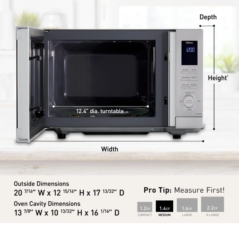Panasonic NN-SV79MS 1.4 cu.ft Smart Inverter Works with Alexa Countertop Microwave Oven 1200Watt Power with Genius Sensor Cooking, Stainless Steel - Image 4