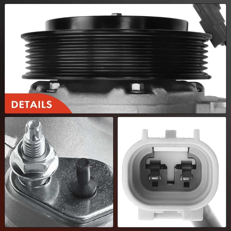 A-Premium Air Conditioner AC Compressor with Clutch Compatible with Jeep Compass Patriot 2009-2017 & Dodge Caliber 2009-2012, 1.8L 2.0L 2.4L - Image 3