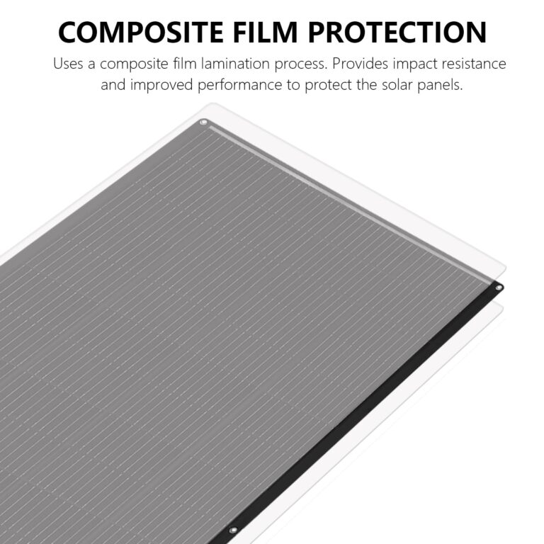 XINPUGUANG Flexible Solar Panel 200 Watts Monocrystalline Fiberglass Solar Modules Charger Off-Grid for 12V System Boat RV Cabin Van Car Uneven Surfaces (200W) - Image 4