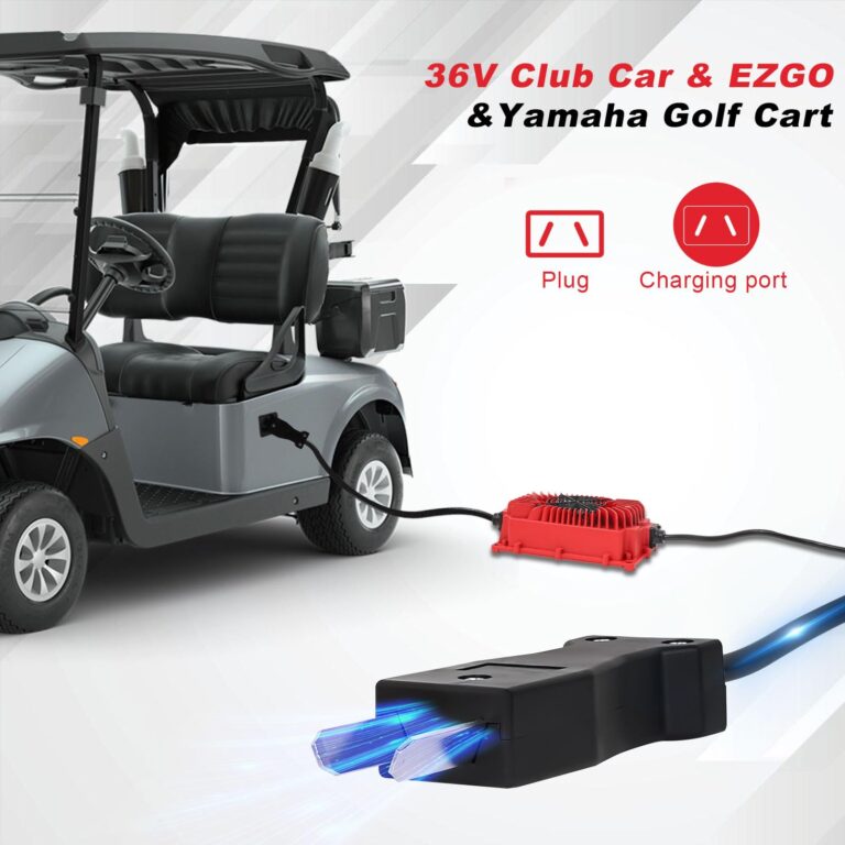 CRAFTSMAN GOLF 36 Volt Golf Cart Battery Charger for EZGO Club Car Yamaha 20 Amp Golf Cart Onboard Charger with Crowfoot Plug - Image 7