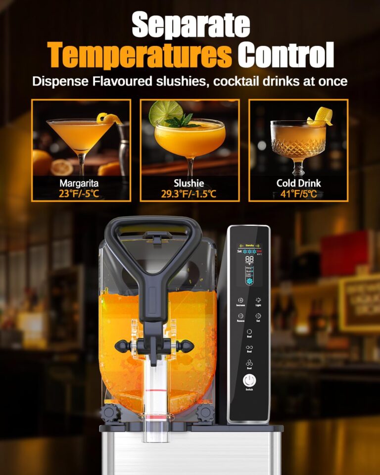 Slushie Machine, No Ice Needed, 0.8 Gallons Slushy Machine for Home with Food-Grade PC Tank for Slushy Daiquiri Lemon Lime Slush, Margarita Machine for Birthday Party Kitchen - Image 6