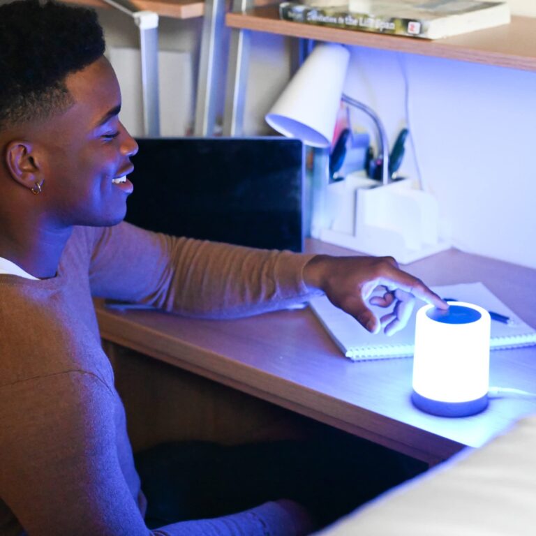LuvLink Friendship Lamp v2.0 - Extended WiFi Range - Simple Bluetooth Setup (Set of Three) - Image 4