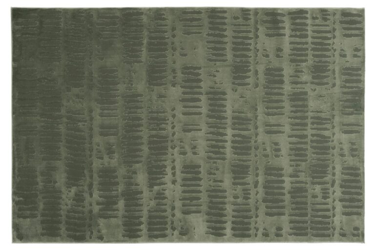 Revival Rugs Shell 5'3"x7'10" Washable Area Rug for Living Room Bedroom - 100% Recycled Oeko-TEX Certified, Medium Pile, Green - Image 6