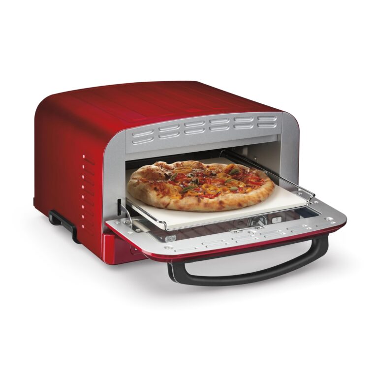 Cuisinart Indoor Pizza Oven – Bake 12” Pizzas in Minutes – Portable Countertop Pizza Oven – Pomodoro Red Stainless Steel - CPZ-120R - Image 3