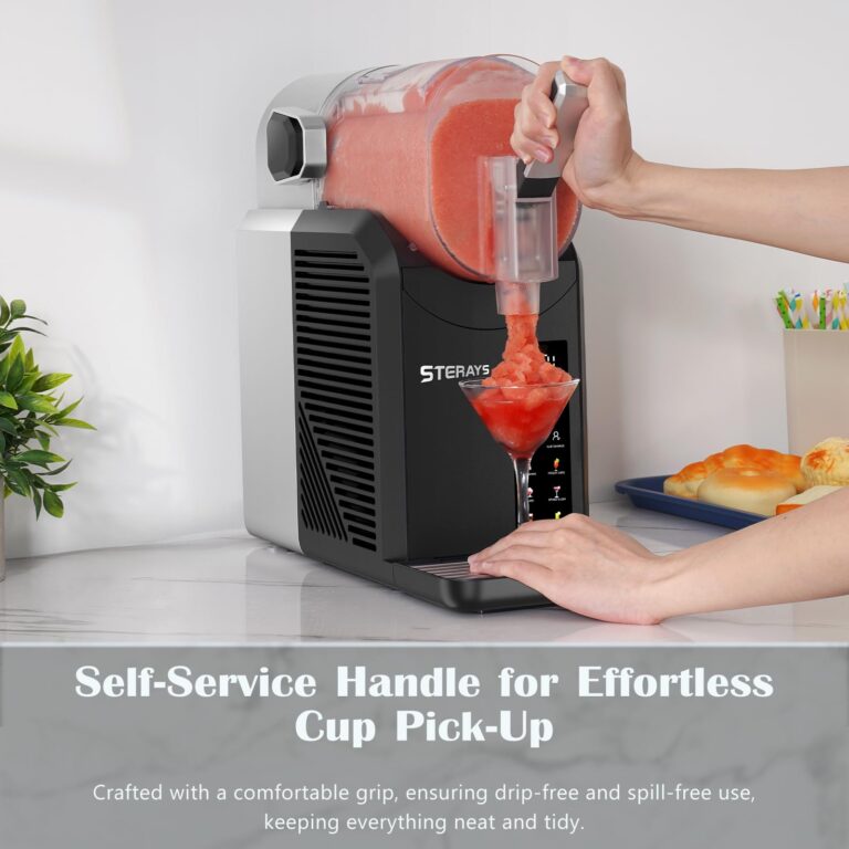 STERAYS Slushie Machine,Slushy Machine for Home,6 Preset Programs,Auto Cleaning,No Ice Needed, Frozen Drink Maker for Milk Shakes,Frappe,Margarita Smoothie,Slush,and more - Image 6