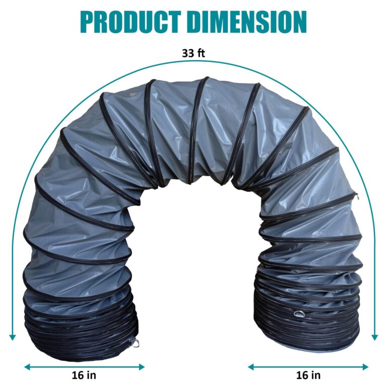 33FT Premium PVC Flexible Duct Hosing for Exhaust Fan -20 to 180°F (16 Inch ID) - Image 5