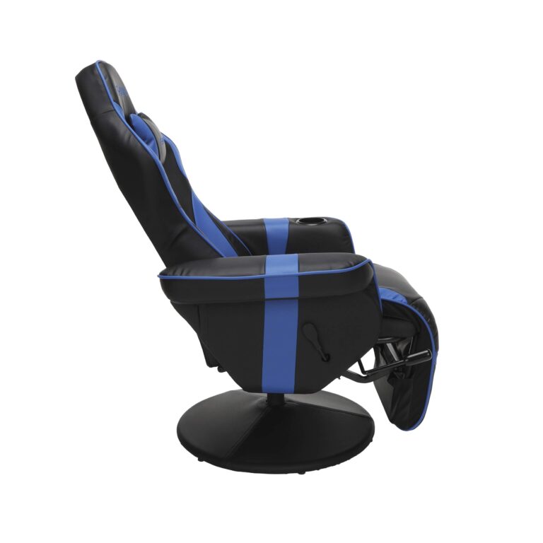 RESPAWN 900 Gaming Recliner - Video Games Console Recliner Chair, Computer Recliner, Adjustable Leg Rest and Recline, Recliner with Cupholder, Reclining Gaming Chair with Footrest - Blue - Image 7