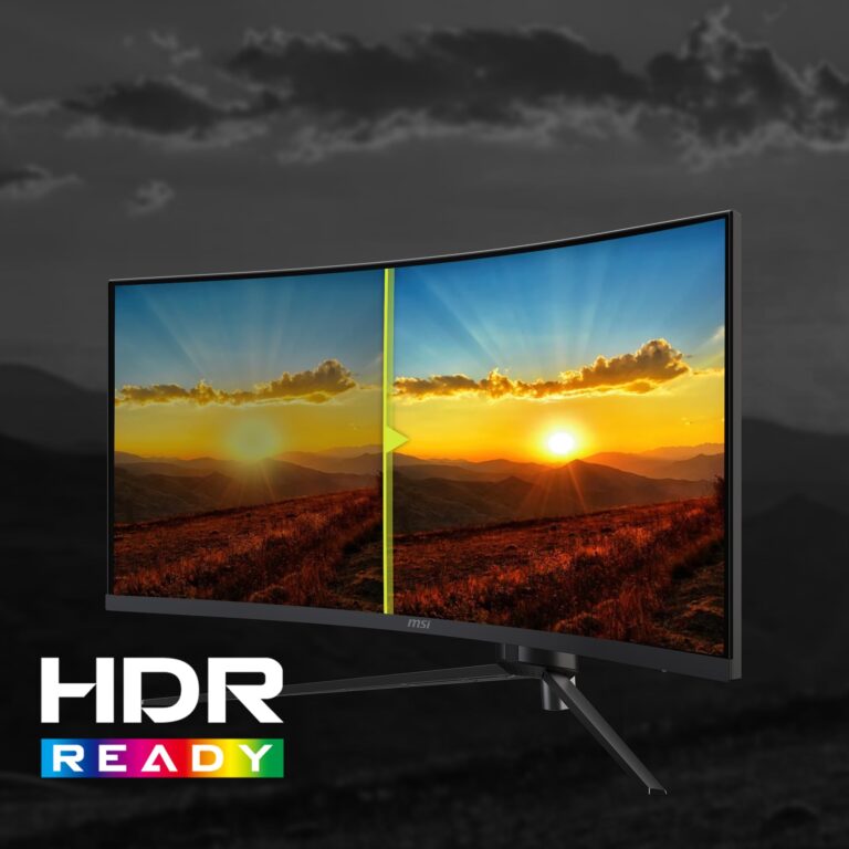 MSI MAG345CQR, 34-inch UWQHD 3440 x 1440 Computer Monitor, 180Hz, HDMI, 1ms, Black - Image 5