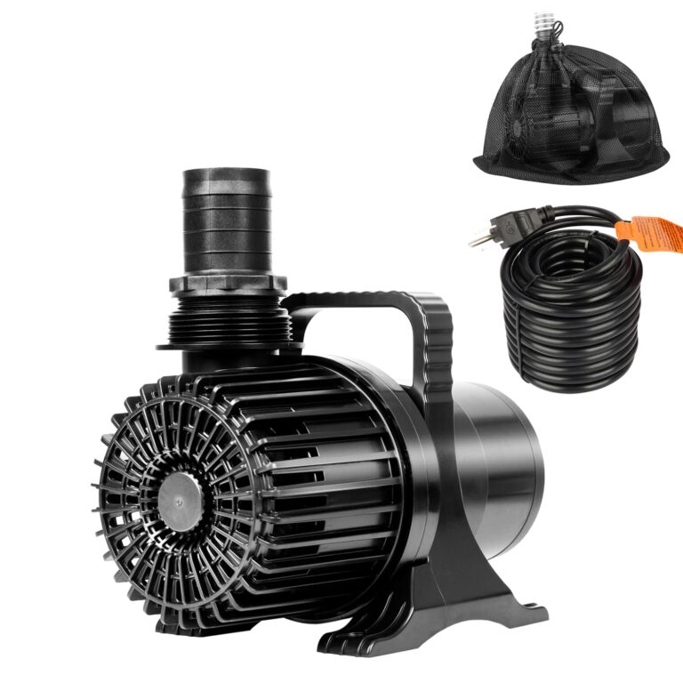 OYO WATER Outdoor Large 9300gph-620W 32.8FT Pond Water-fall & Kio Fish Fountain-s &Garden Pump Submersible IPX8: Long 32.8FT Cord Smart-er & Quieter Duck & Yard &Patio Ponds Pumps, 1 Barrier Pump Bag