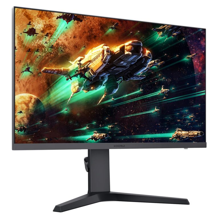 KOORUI 27 inch Gaming Monitor, WQHD (2560x1440) Computer Monitor, 240Hz, 1ms, AdaptiveSync Technology, HDR400, HDMI DisplayPort 2K Monitor, VESA Mountable, Tilt Adjustable, Eye Care, Black 27E3QK - Image 9