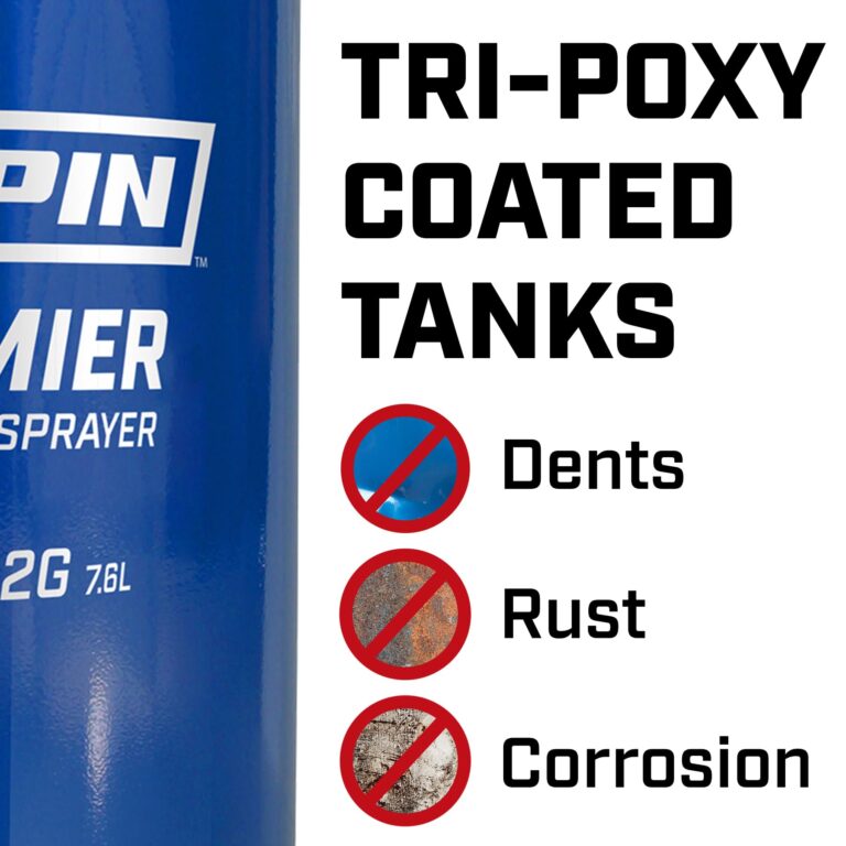 Chapin Premier Pro 1 Gallon Tri Poxy Steel Tank Handheld Liquid Sprayer for Lawn and Garden with Lock On, Adjustable Nozzle, and Wide Mouth Opening - Image 6