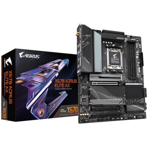 Gigabyte AORUS Elite AX AMD X670 Socket AM5 ATX DDR5 Motherboard