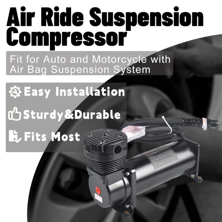 CNRAQR 2PCS 200PSI Heavy Duty Air Train Horn/Air Ride Suspension Compressor 12V 3/8 NPT Black for Car Horns - Image 3