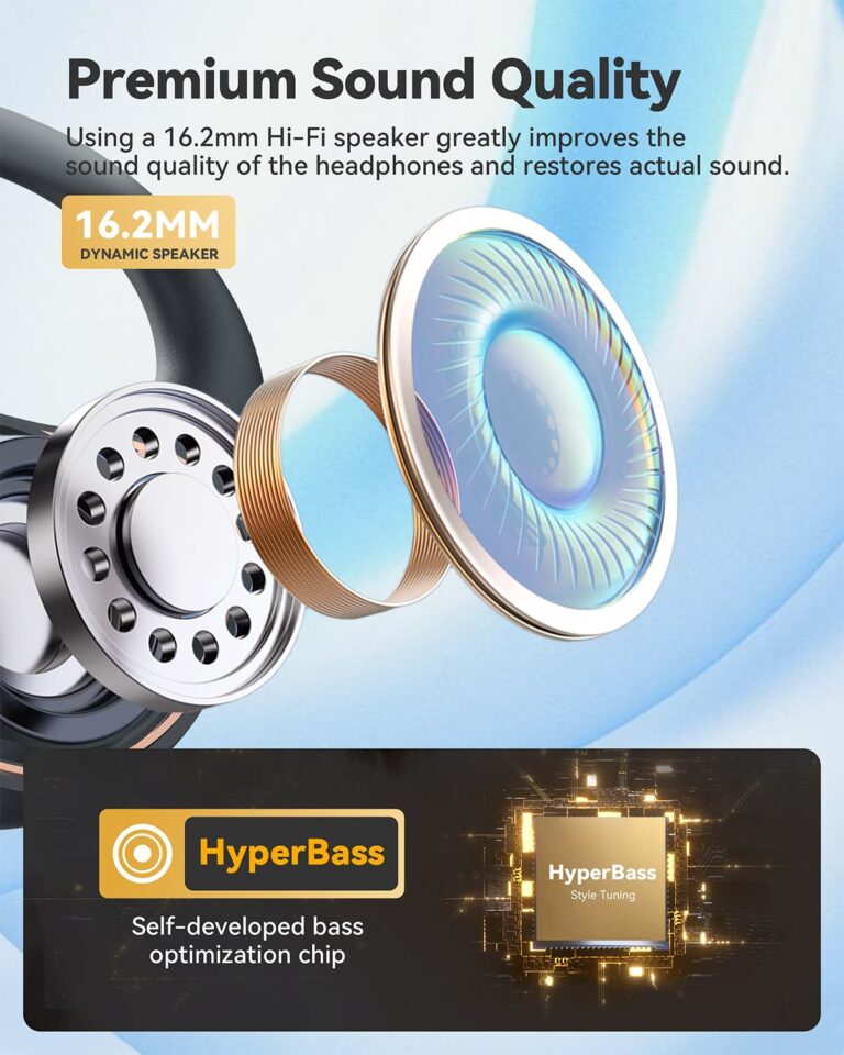 EMEET AirFlow Open Ear Headphones with Mic, Bluetooth 5.3 Wireless Headsets with Detachable Microphone, ENC Noise Cancelling, Multipoint Pairing, Ultra Comfort, Wireless Earbuds for Work, home, office - Image 6