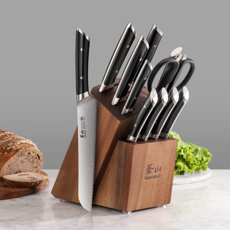 Cangshan HELENA Series German Steel Forged Knife Block Set (12-Piece, Black), Oprah's Favorite Things 2023 - Image 3