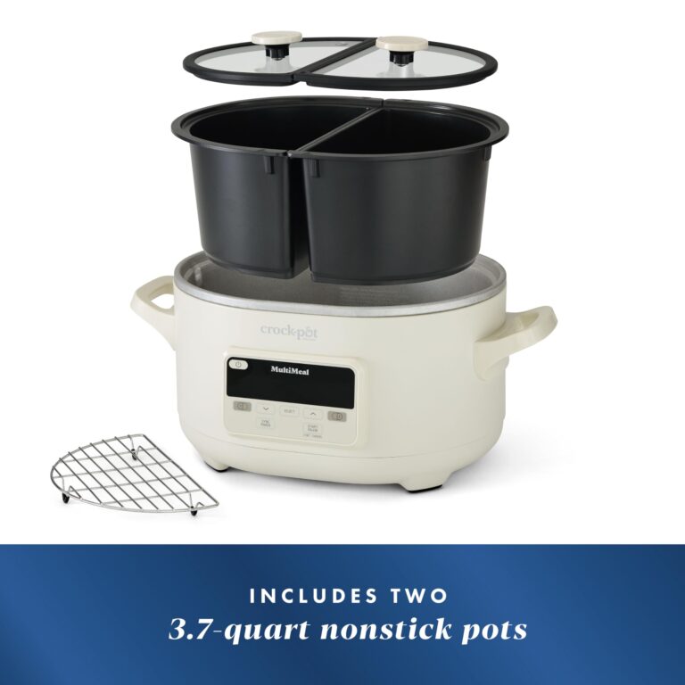 Crock-Pot MultiMeal Multicooker and Programmable Slow Cooker with Bake Function, Oat Milk - Image 2