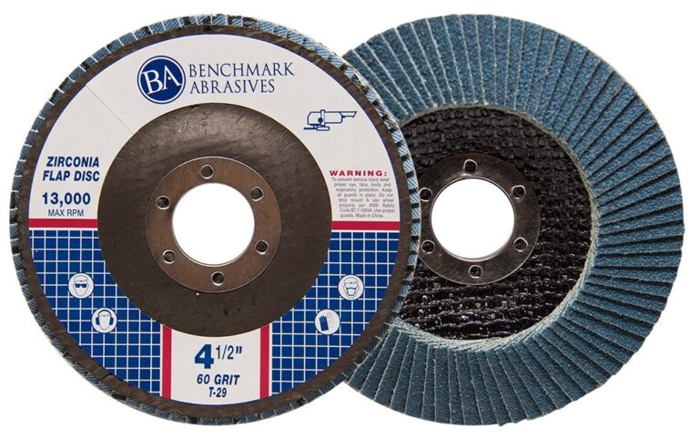 Benchmark Abrasives 4.5" x 7/8" Premium Zirconia T29 Curved Flap Discs 4 1/2 for Angle Grinder, Sanding Discs, Finishing, Rust, Stock Removal- Grinding Wheels 4 1/2 Inch (100 Pack) - 60 Grit - Image 5