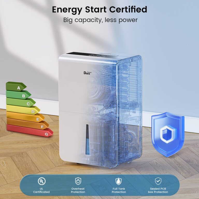 Dehumidifier For Basement with Energy Star Certified, Dehumidifiers with WiFi For Medium to Large Rooms,White - Image 6