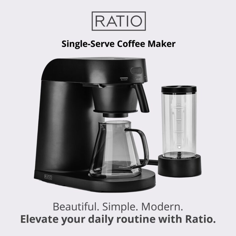Ratio Four Coffee Machine - Coffee Maker with Removable Water Tank - Drip Coffee Maker with 4 Minute Brew Time - 5-20 Ounce Single-Serve Coffee Maker - 11.5”H x 7.5”W - Image 2