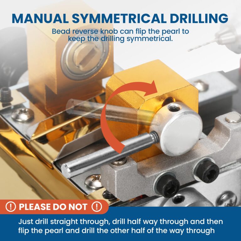 BAOSHISHAN 680W Pearl Drilling Machine Coral Driller Amber Holding Machine Bead Polishing Machine Full Set Speed Adjustable (with 6pcs tungsten steel needles) - Image 4