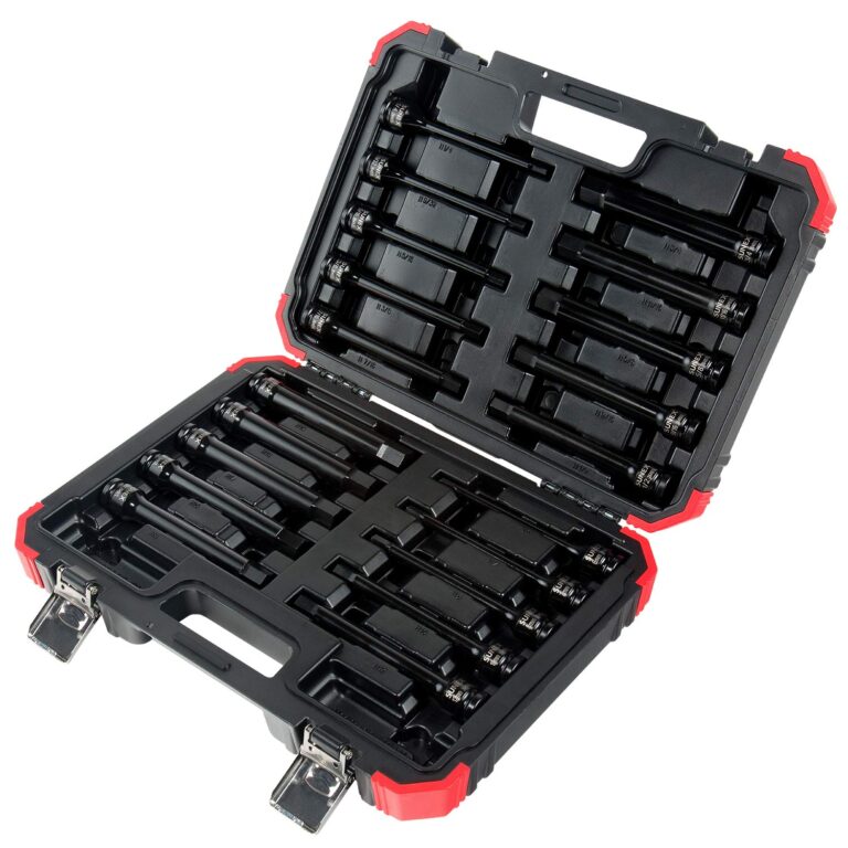 Sunex 2637L, ½" Drive, 6" Long Master Impact Hex Driver Set & Sunex 2637, 1/2" Drive Impact Hex Driver Set, 20Piece, SAE/Metric, 1/4" - 3/4", 6mm - 19mm, Meets ANSI Standards, - Image 7