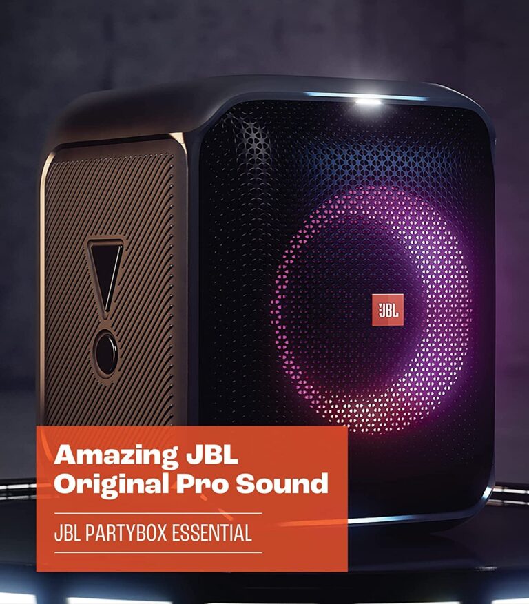 JBL Partybox Encore Essential: 100W Sound, Built-in Dynamic Light Show, and Splash Proof Design, Black - Image 7
