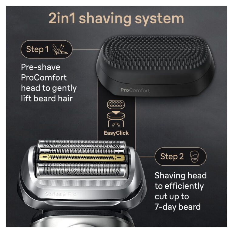 Braun Series 9 PRO+ Electric Shaver, Shaving Kit with 5 Pro Shave Elements and ProComfort Head, SmartCare Center - Image 5