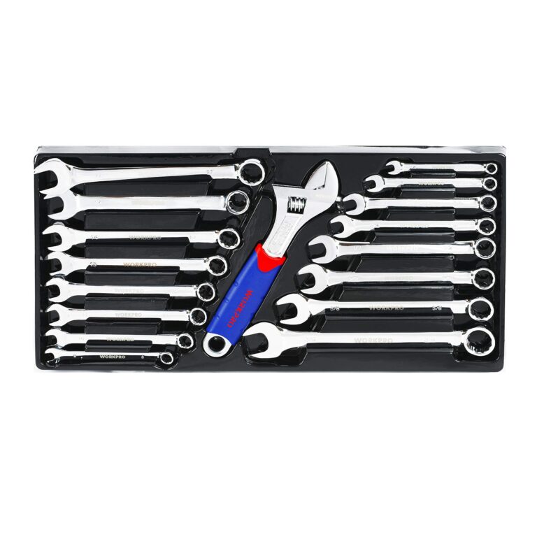 WORKPRO 408-Piece Mechanics Tool Set, General Household Home Repair Tool Kit with 3-Drawer Heavy Duty Metal Box, Hand Tool Kit Set 1 Pack - Image 8