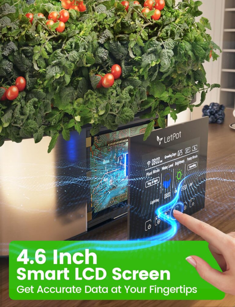 LetPot LPH-Max Hydroponics Growing System Kit, 21 Pods APP & WiFi Automatic Controlled Smart Indoor Garden with 36W LED Grow Light, Auto Drip Irrigation Kits, Self-Managed Nurturing & Watering - Image 2