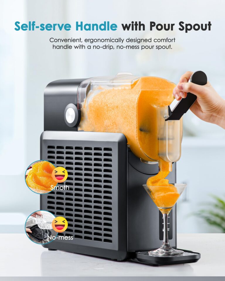 EUHOMY 88oz Slushie Machine, No Ice Needed Slushy Machine for Home, Professional Frozen Drink Maker, Self-Cleaning, 5 Preset Programs, Frozen Margaritas, Frappés, Milkshake. - Image 8