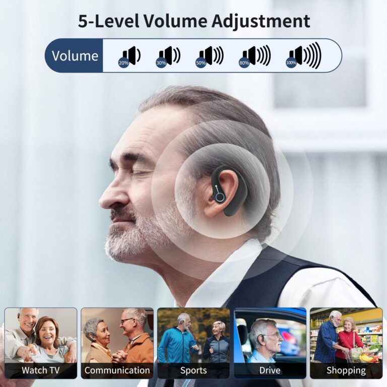 WASOCA Hearing Aids for Seniors, Hearing Aids Rechargeable with Bluetooth, Hearing Aid APP Control, Hearing Amplifier for The Hearing Loss, Hearing Your Voice. FSA or HSA Eligible - Image 3