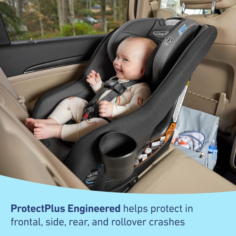 Graco Contender Slim Convertible Car Seat, West Point, Space-Saving Design, Lightweight and Compact - Image 4