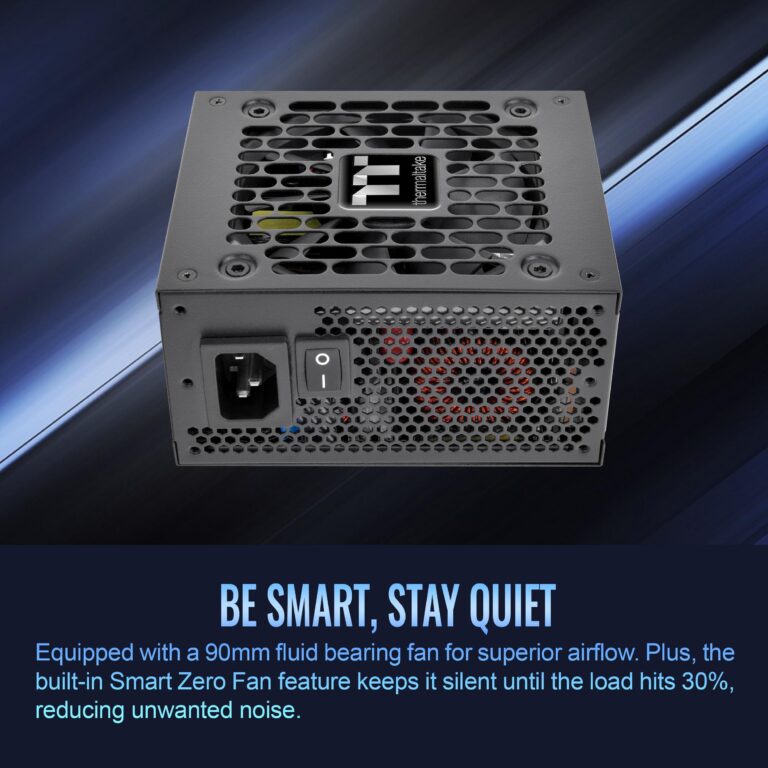 Thermaltake Toughpower SFX 750W 80Plus Platinum ATX 3.1 Standard Power Supply; 300W 12V-2x6 Connector Included; Full Modular; 90mm FDB Fan; PS-STP-0750FNFAPU-1; 7 Year Warranty - Image 3