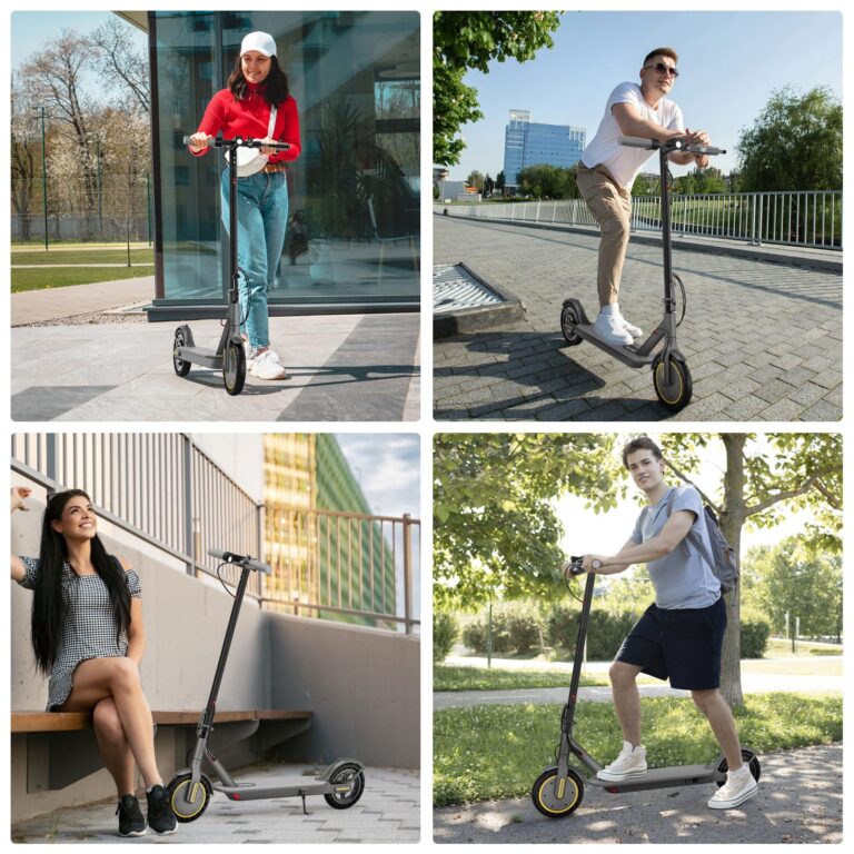 Electric Scooter Adults, Max 19 Mph & 19-23 Miles Range E-Scooter, Commuting Scooter Sport Scooter with APP Control, Powerful 350W 8.5" Solid Tires Foldable Electric Scooters (JS01-22Miles) - Image 4