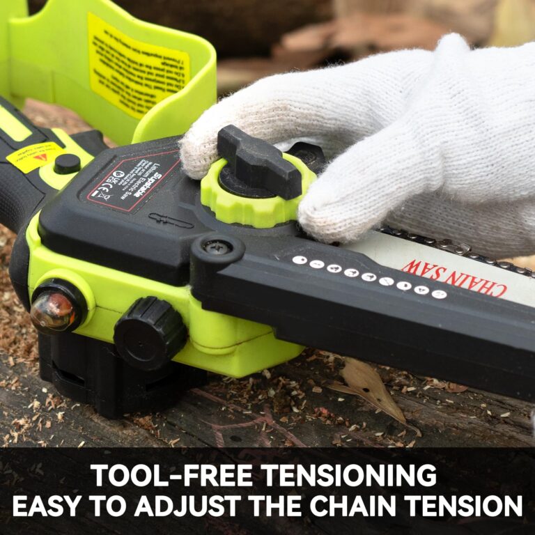 Supstable 2-IN-1 Cordless Pole Saw & Mini Chainsaw w/ Brushless Motor, 2*4.0Ah Battery Powered 6" Electric Telescoping Pole chainsaw 15 Ft Max Reach, Adjustable Head Pole Saw for Tree Trimming Pruning - Image 3