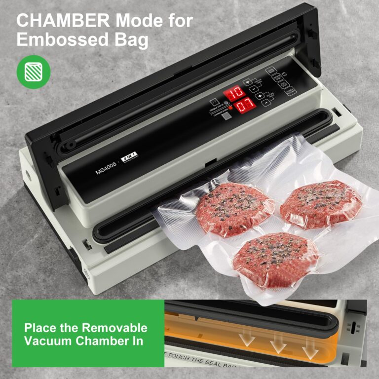 MAGIC SEAL 16'' Commercial Vacuum Sealer Machine, Meat Sealer Vacuum Packing Machine with Double Pump and Auto Cooling System, Sealing and Vacuum Time Control, Compatible with Mylar Bags - Image 6