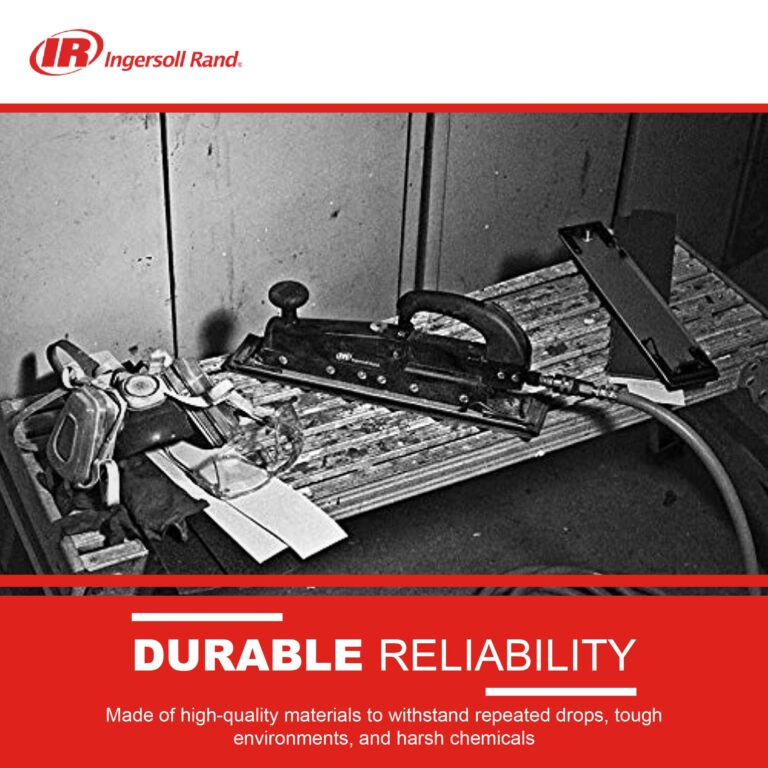Ingersoll Rand 315G Straight Line Air Sander, Edge Series Pneumatic Tool, Heavy Duty Sanding, Leveling Large Flat Surfaces, Dual Piston Design, Black - Image 4