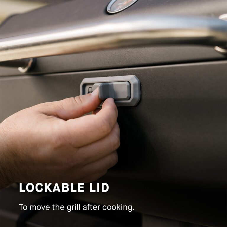 Masterbuilt® Electric Portable Charcoal Grill and Smoker with SteadyTemp Analog Temperature Control with 200 Cooking Square Inches in Black, Model MB20040722 - Image 6
