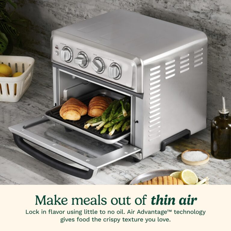 Cuisinart Air Fryer + Convection Toaster Oven, 8-1 Oven with Bake, Grill, Broil & Warm Options, Black Stainless Steel, TOA-70BKS - Image 5
