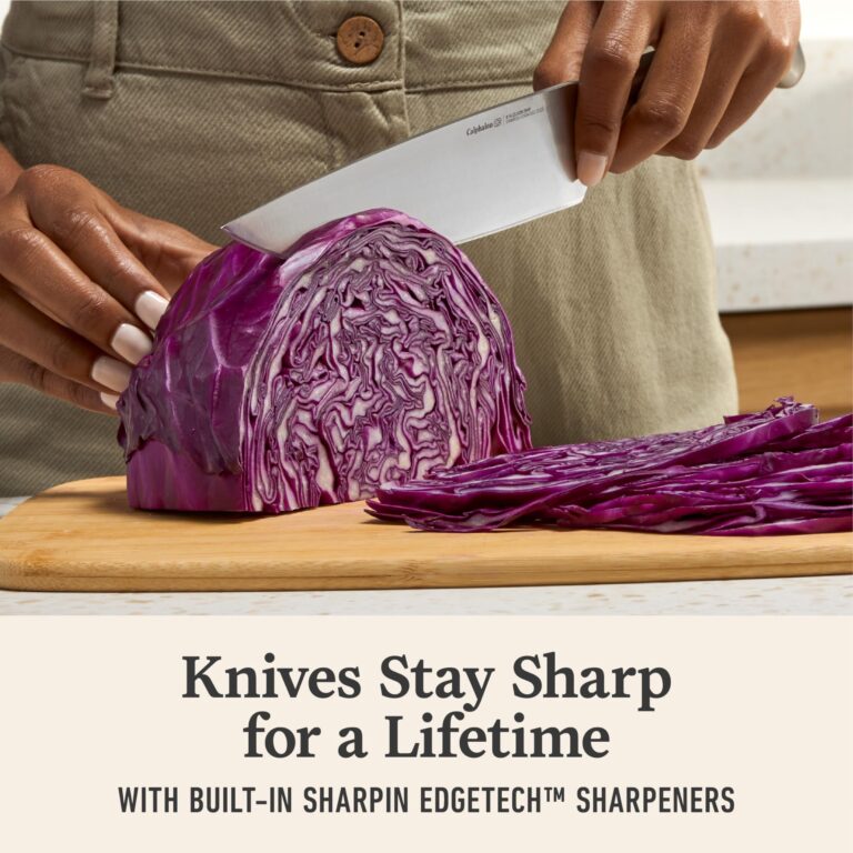 Premier by Calphalon® 15-Piece Knife Set with SharpIN™ EdgeTech, Stainless Steel Handles - Image 6