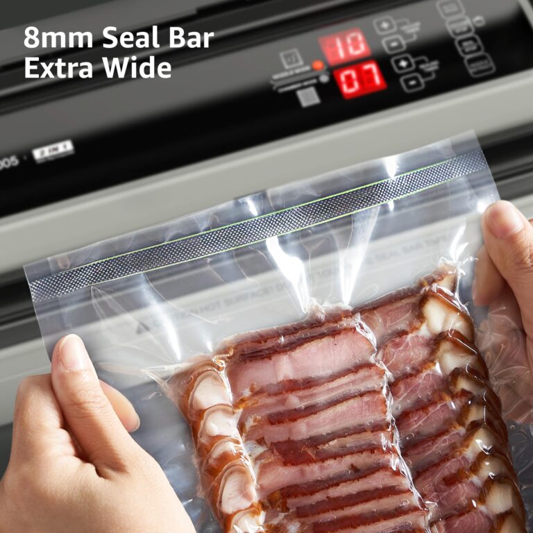 MAGIC SEAL 16'' Commercial Vacuum Sealer Machine, Meat Sealer Vacuum Packing Machine with Double Pump and Auto Cooling System, Sealing and Vacuum Time Control, Compatible with Mylar Bags - Image 3