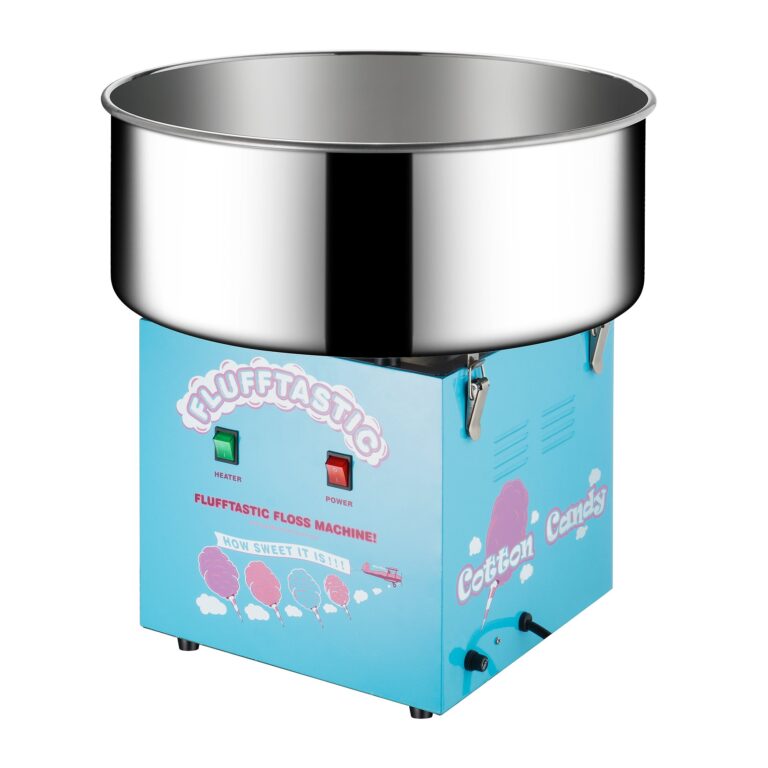 Cotton Candy Machine - 1000W Flufftastic Floss Maker with Stainless-Steel Pan - Cotton Candy Maker Machine and Sugar Scoop for Home Carnival Birthday Party or Festival by Great Northern Popcorn (Blue) - Image 6